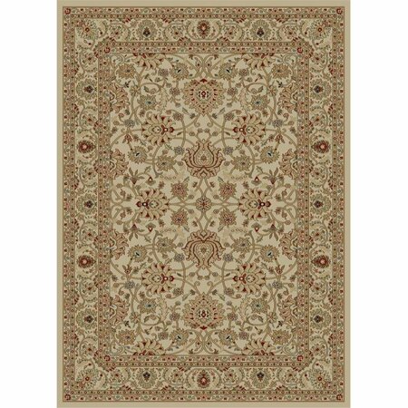 CONCORD GLOBAL TRADING 2 ft. 7 in. x 4 ft. 1 in. Ankara Mahal - Ivory 65523